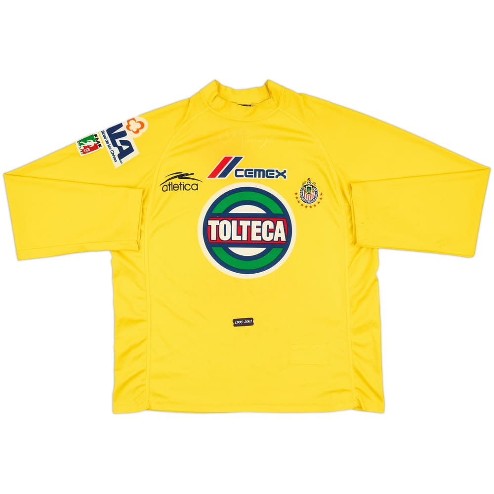 2000-01 Deportivo Guadalajara GK Shirt #1 - 7/10 - (XL)