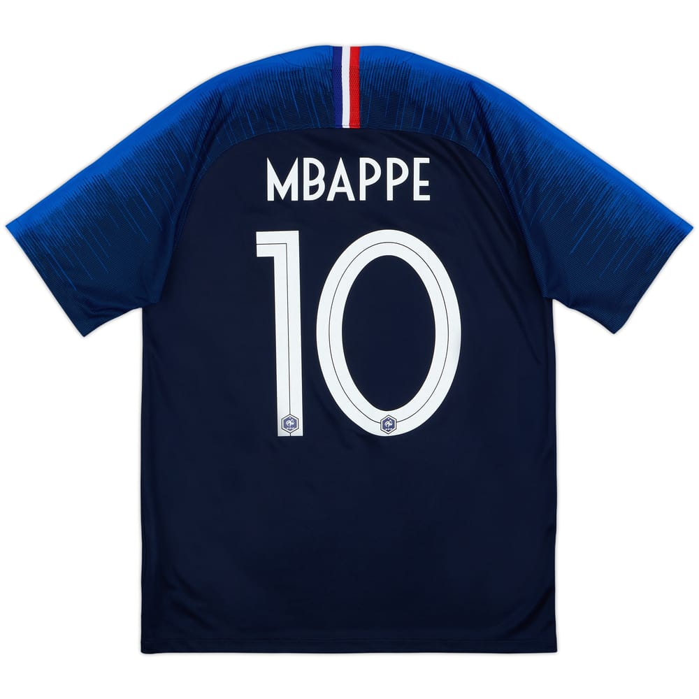 2018 France Home Shirt Mbappe #10 - 9/10 - (M)
