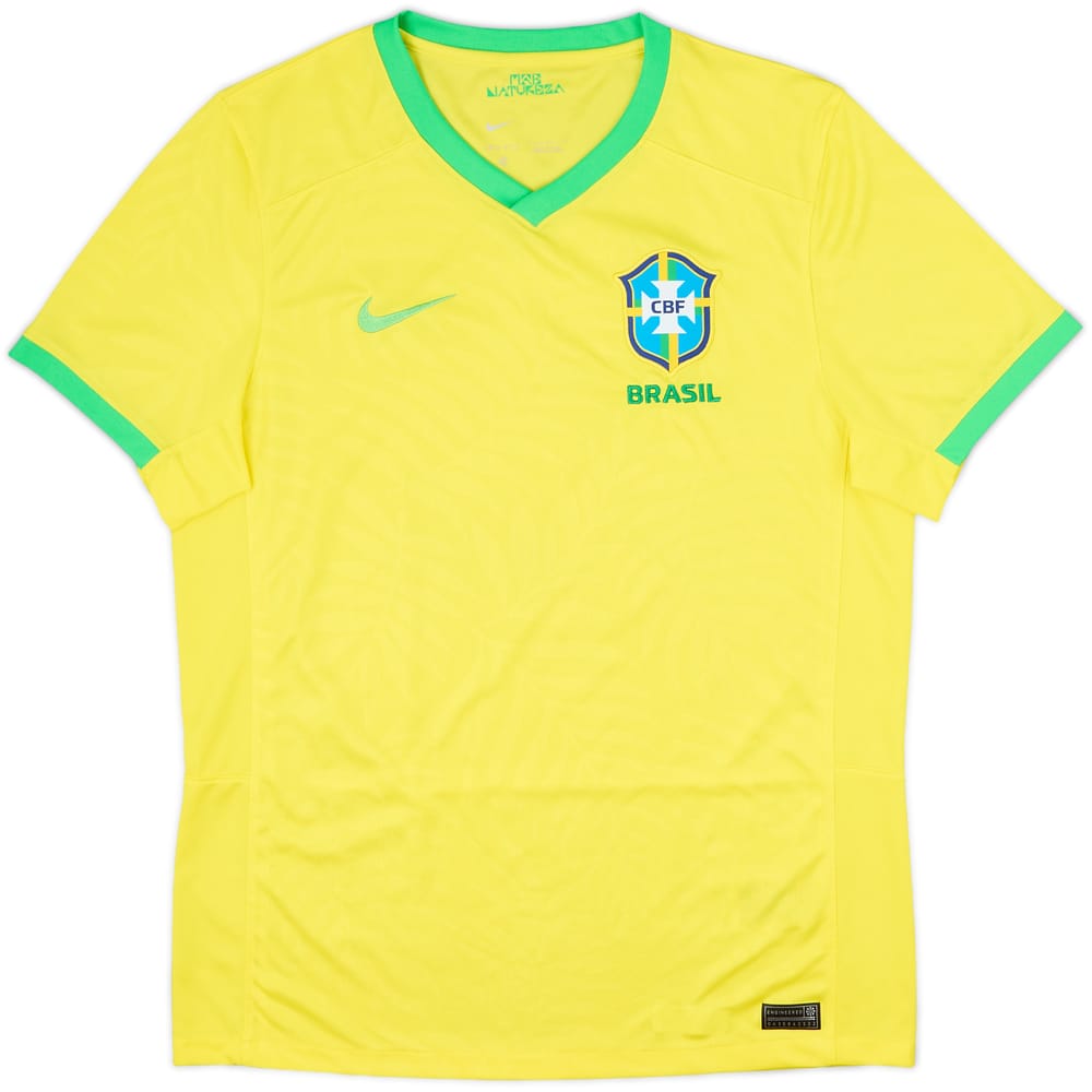2023-24 Brazil Women's Home Shirt - 9/10 - (Men's L)