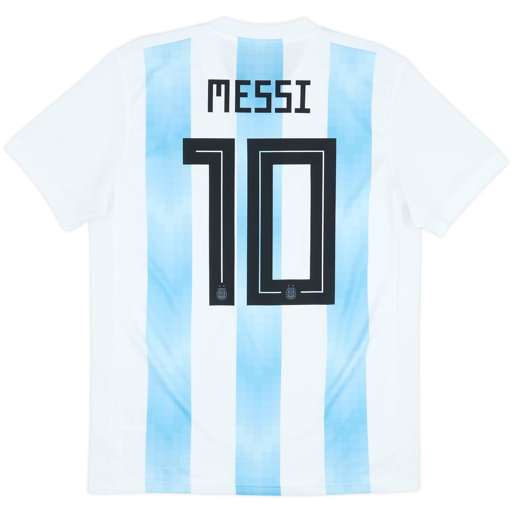 2018-19 Argentina Home Shirt Messi #10 - 7/10 - (M)
