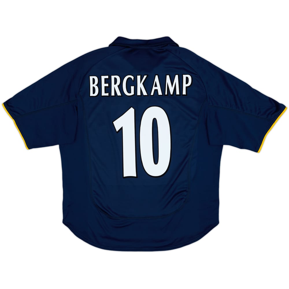 2000-02 Arsenal European Shirt Bergkamp #10 - 9/10 - (L)