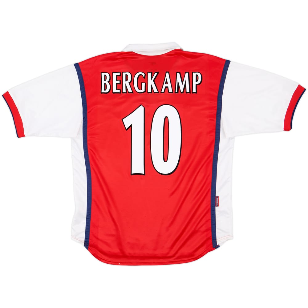 1998-99 Arsenal Home Shirt Bergkamp #10 - 8/10 - (L)
