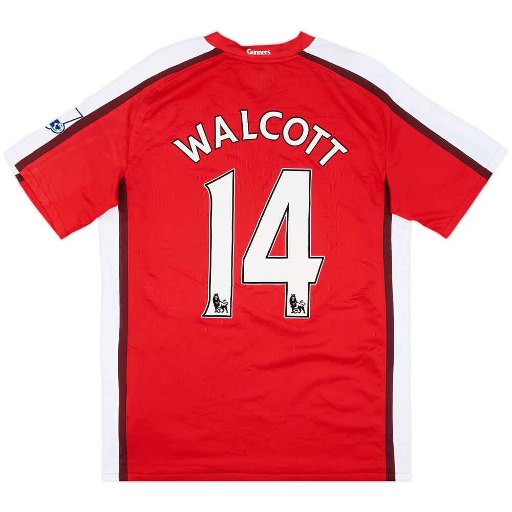 2008-10 Arsenal Home Shirt Walcott #14 - 9/10 - (M)