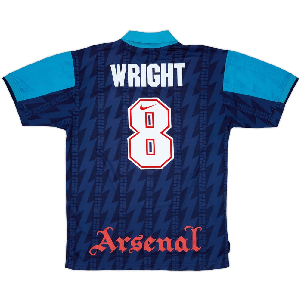 1994-95 Arsenal Away Shirt Wright #8 - 7/10 - (XL)