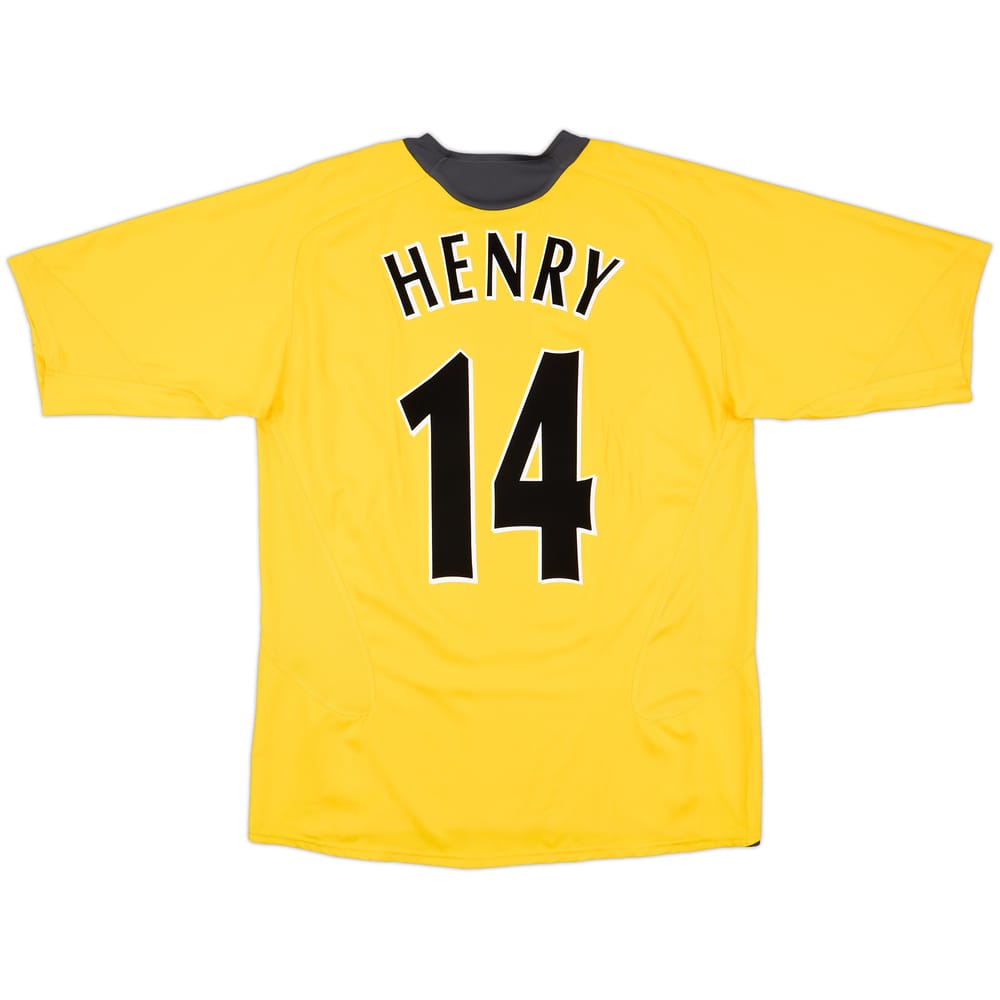 2005-06 Arsenal Away Shirt Henry #14 - 10/10 - (L)