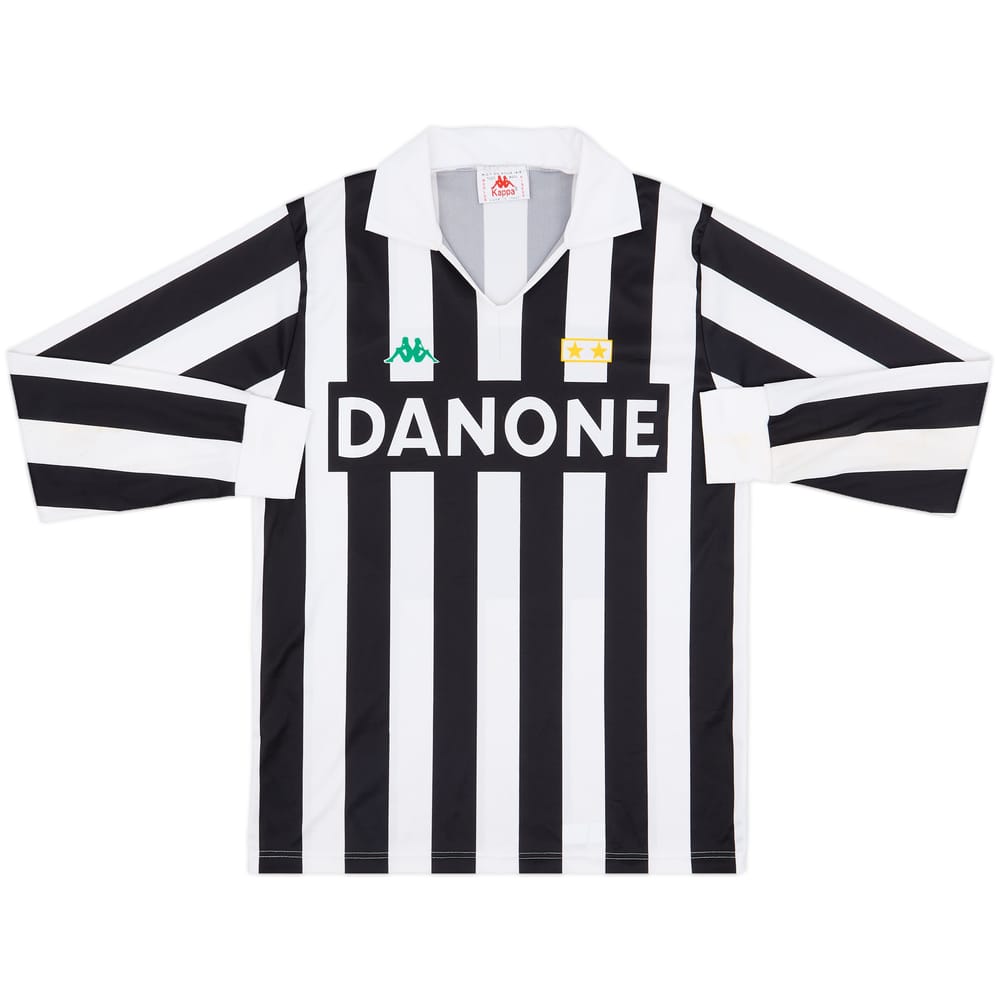 1992-94 Juventus Basic Home L/S Shirt - 6/10 - (M)