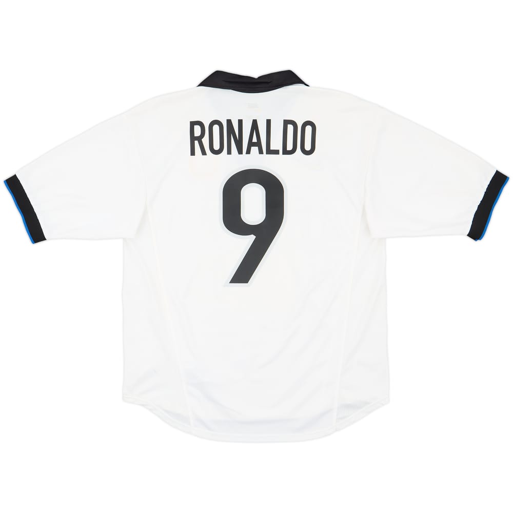 1998-99 Inter Milan Away Shirt Ronaldo #9 - 8/10 - (M)