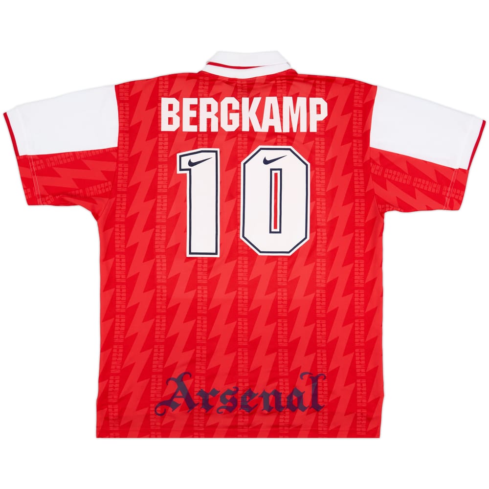 1994-96 Arsenal Home Shirt Bergkamp #10 - 9/10 - (XXL)
