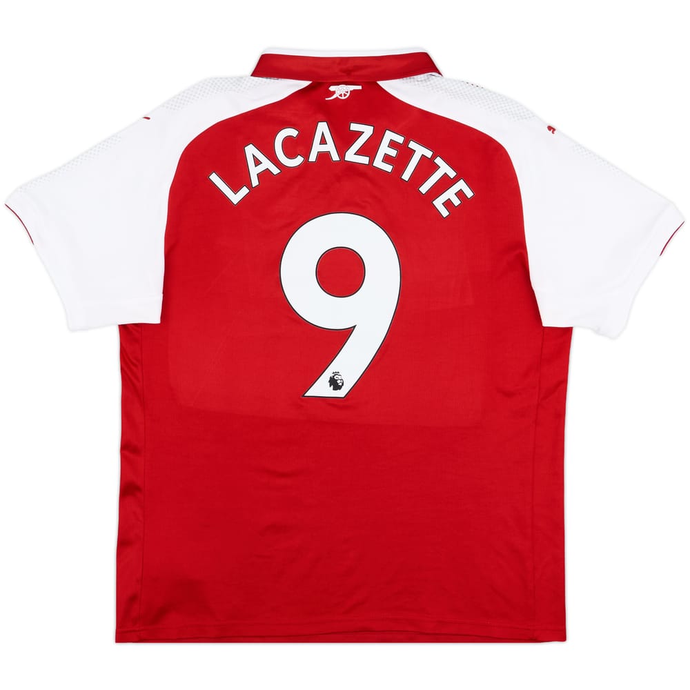 2017-18 Arsenal Home Shirt Lacazette #9 - 10/10 - (L)