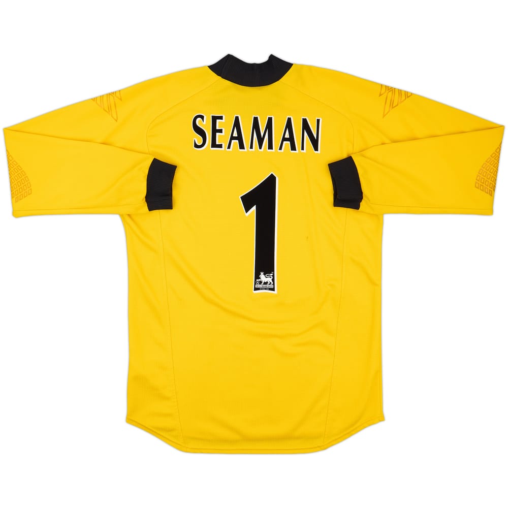 2001-02 Arsenal GK Shirt Seaman #1 - 9/10 - (M)