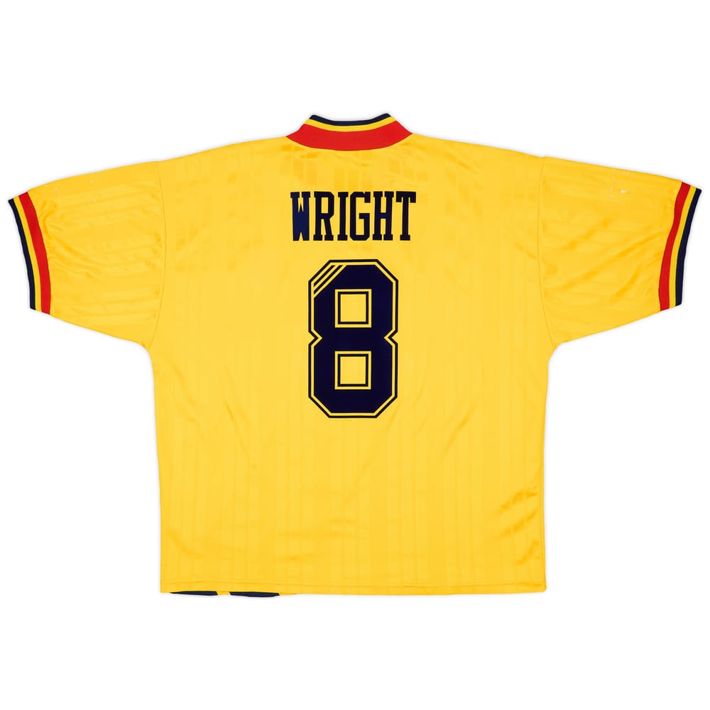 1993-94 Arsenal Away Shirt Wright #8 - 9/10 - (L/XL)