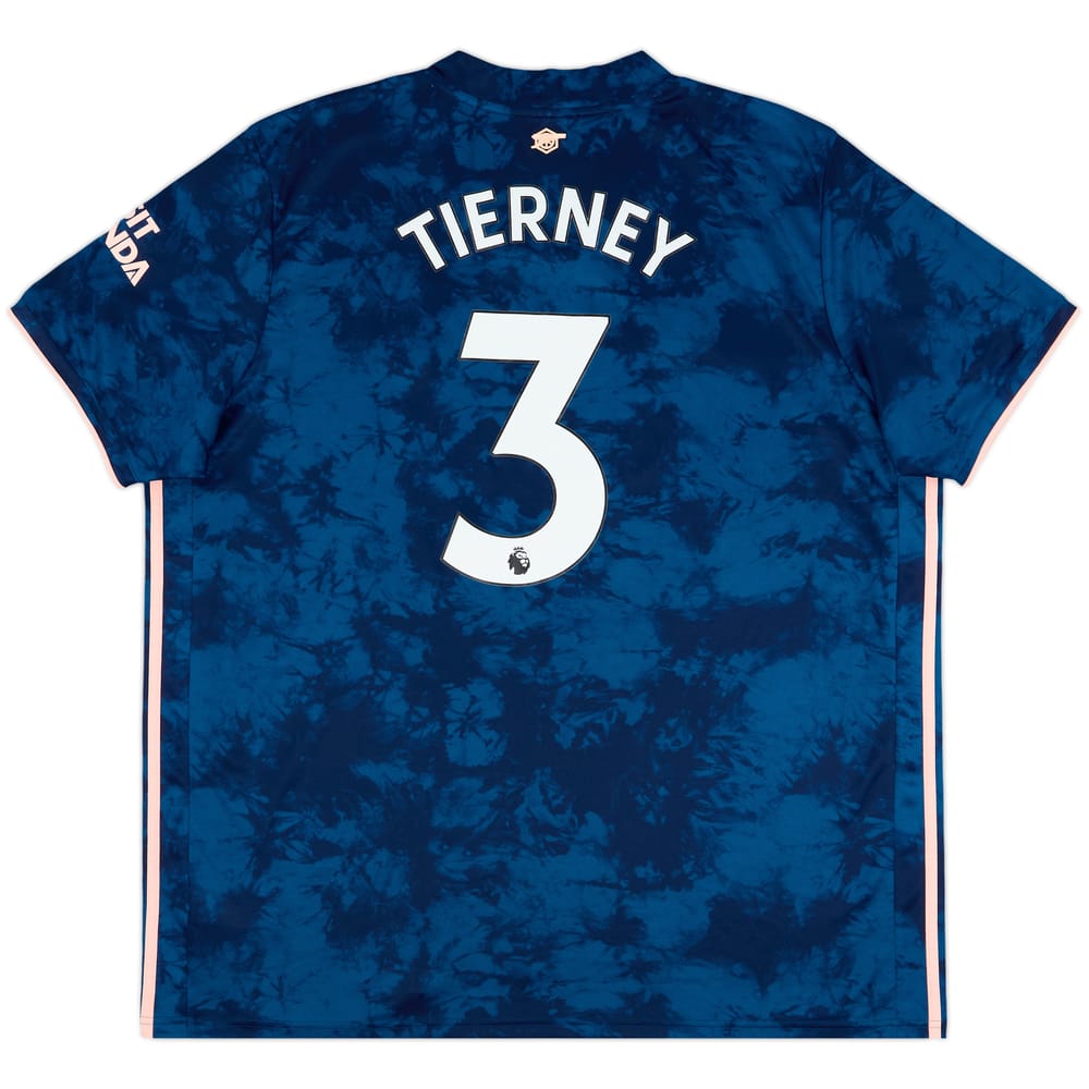 2020-21 Arsenal Third Shirt Tierney #3 - 9/10 - (XXL)