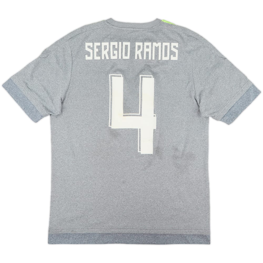 2015-16 Real Madrid Away Shirt Sergio Ramos #4 - 4/10 - (M)