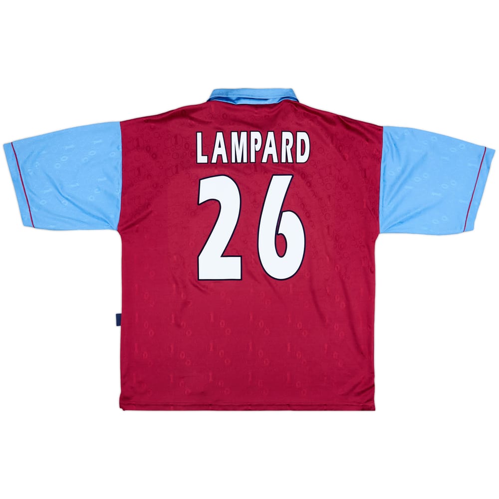 1995-97 West Ham Centenary Home Shirt Lampard #26 - 9/10 - (XL)