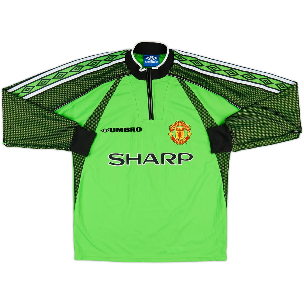 1998-99 Manchester United GK Shirt - 10/10 - (Y)