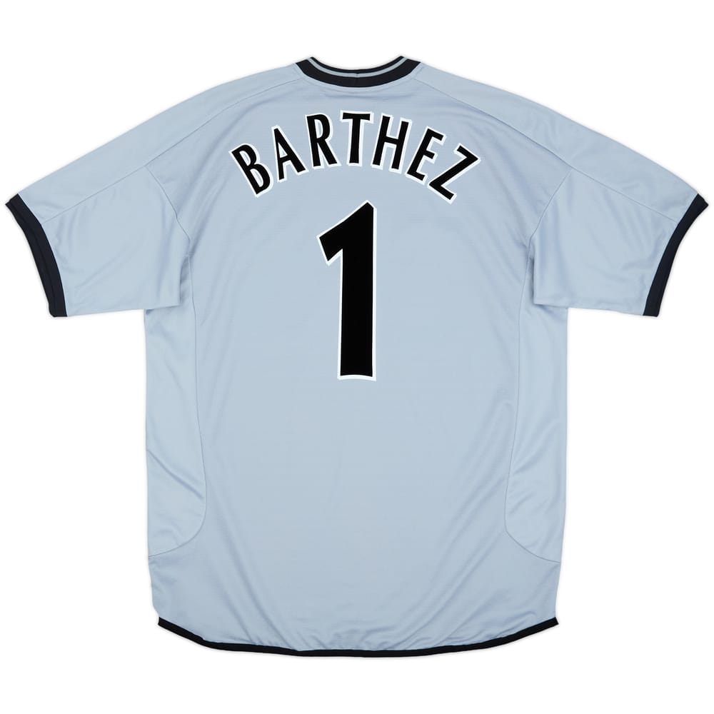 2001-02 Manchester United Centenary GK S/S Shirt Barthez #1 - 8/10 - (L)