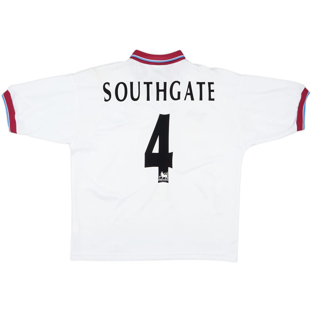 1996-98 Aston Villa Away Shirt Southgate #4 - 9/10 - (L)