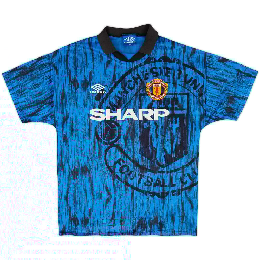1992-93 Manchester United Away Shirt - 9/10 - (M)