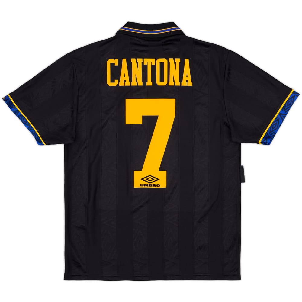 1993-95 Manchester United Away Shirt Cantona #7 - 9/10 - (M)