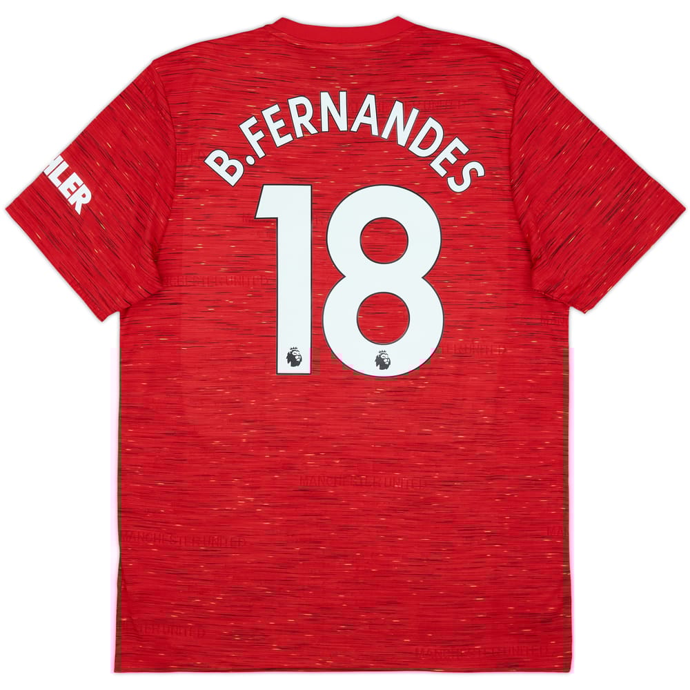 2020-21 Manchester United Home Shirt B.Fernandes #18 (L)