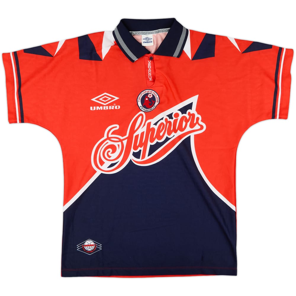 1995-96 Tiburones Rojos Veracruz Home Shirt - 9/10 - (L)