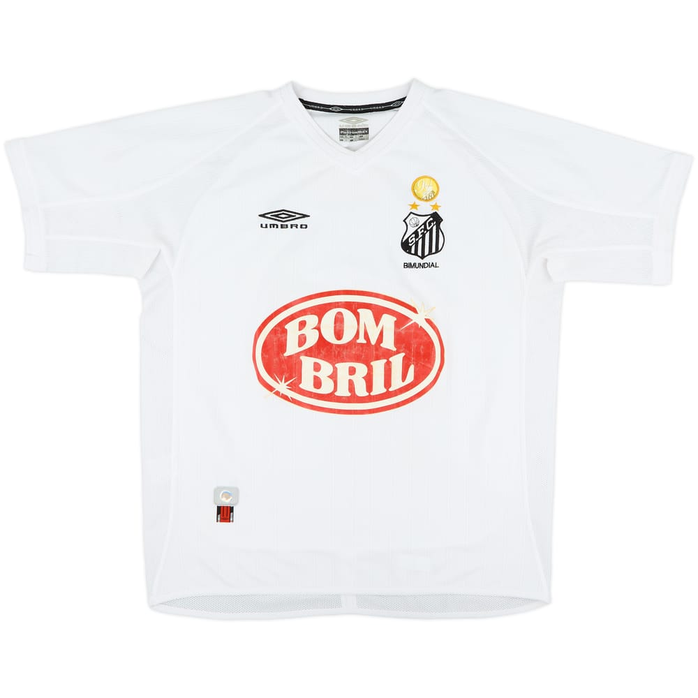 2002-03 Santos Home Shirt #10 - 6/10 - (XL)