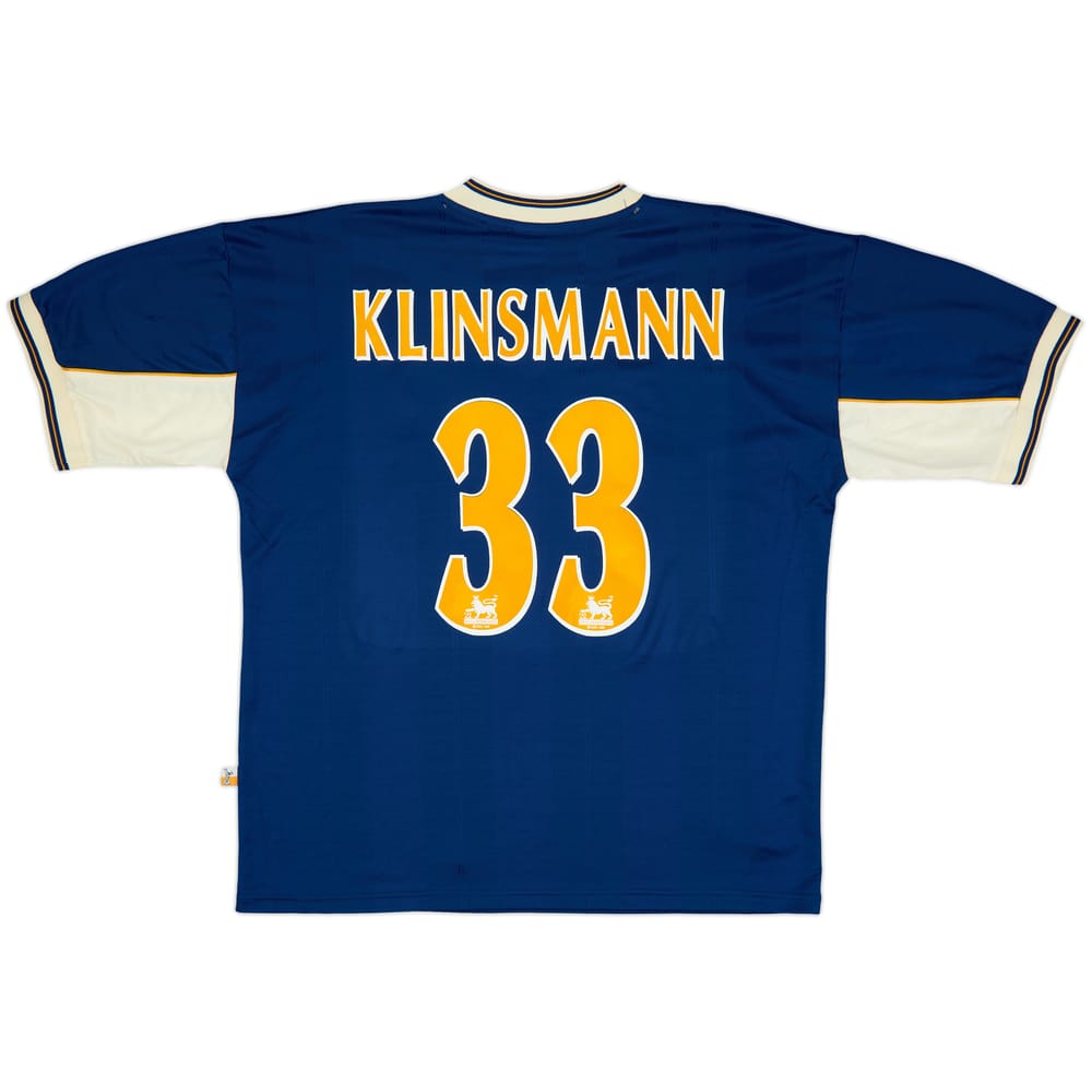1997-98 Tottenham Away Shirt Klinsmann #33 - 8/10 - (XL)