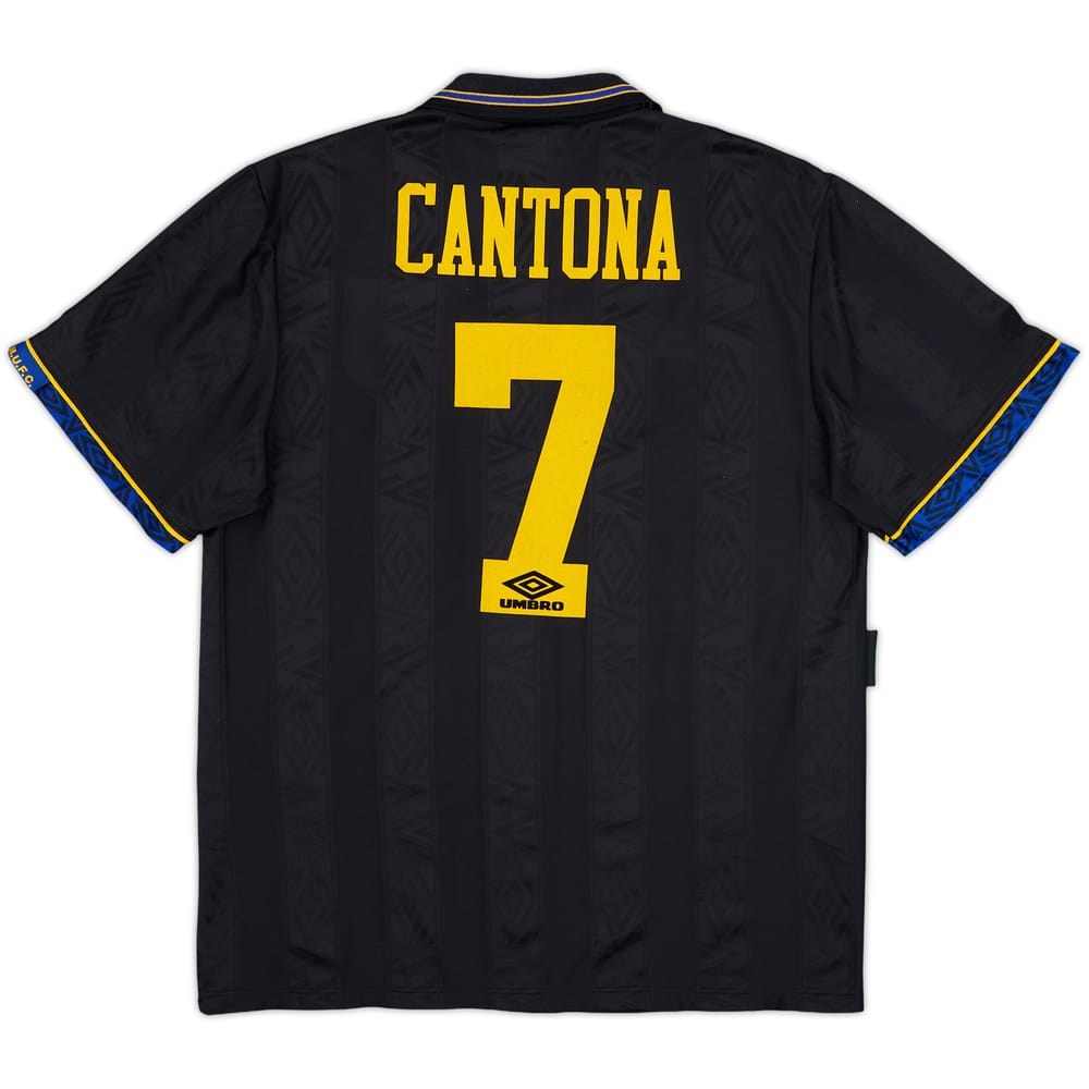 1993-95 Manchester United Away Shirt Cantona #7 - 8/10 - (L)