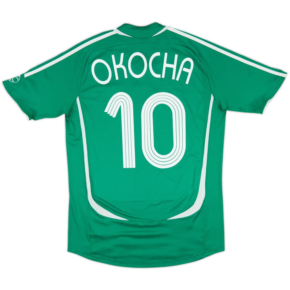 2006-07 Nigeria Home Shirt Okocha #10 - 8/10 - (M)