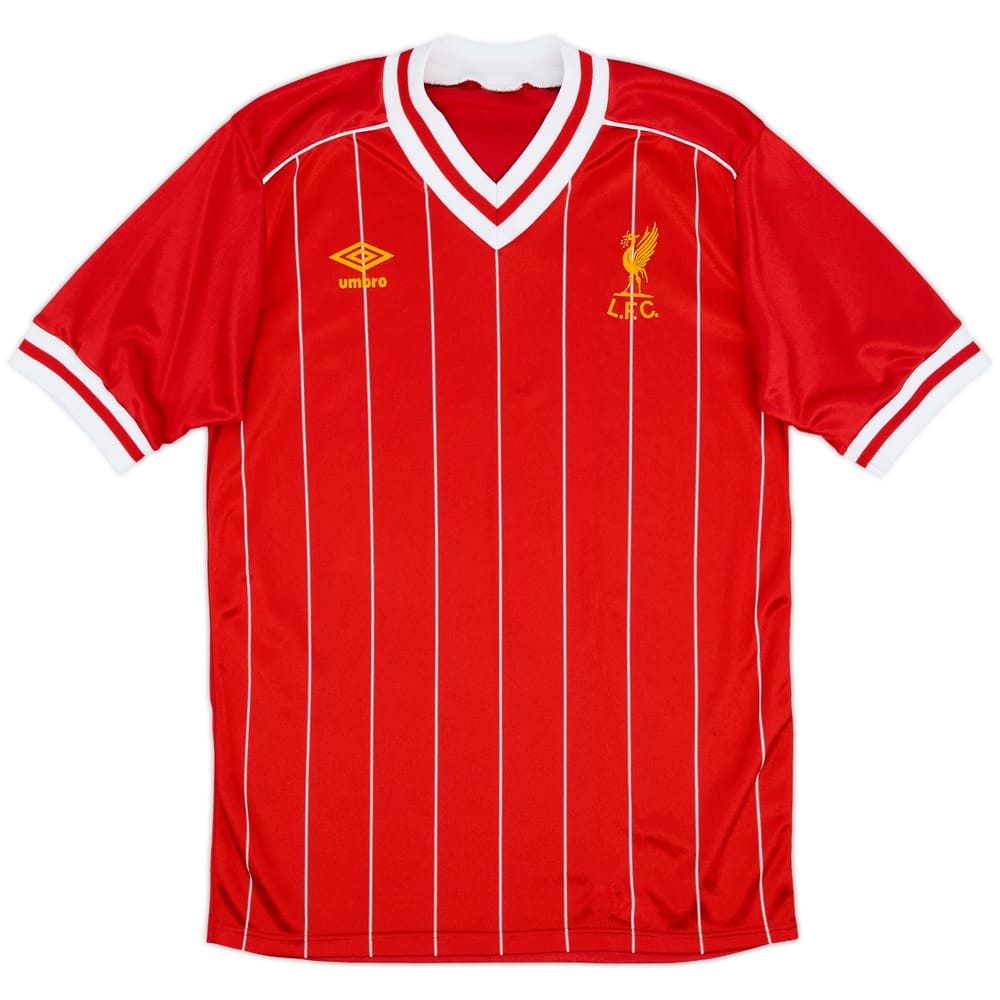 1982-85 Liverpool Home Shirt - 9/10 - (M)
