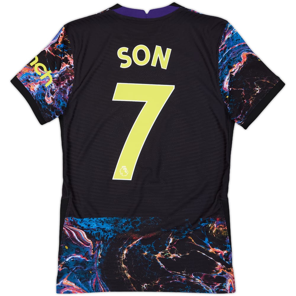 2021-22 Tottenham Authentic Away Shirt Son #7 - 10/10 - (XS)