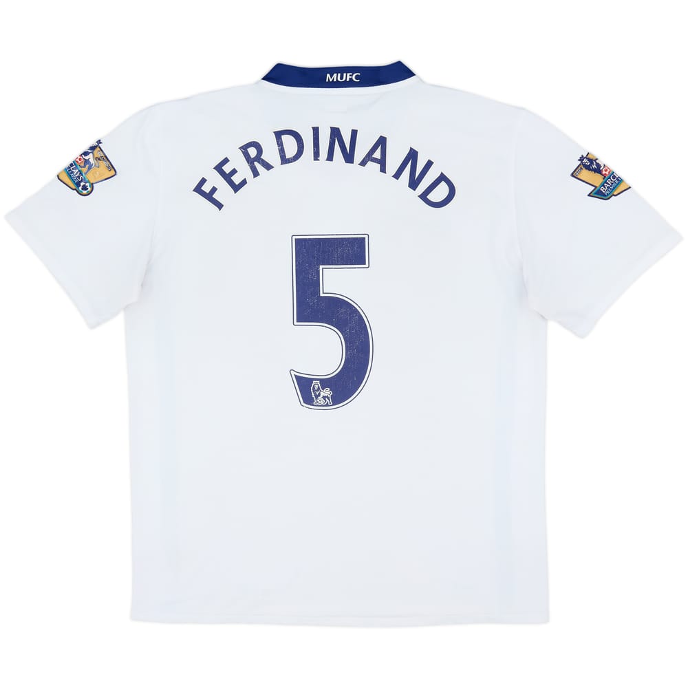 2008-10 Manchester United Away Shirt Ferdinand #5 - 5/10 - (M)