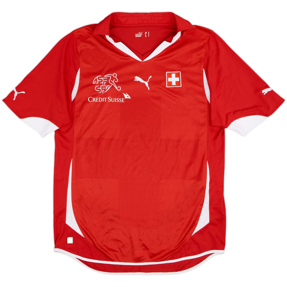 2010-11 Switzerland Home Shirt - 10/10 - (L)