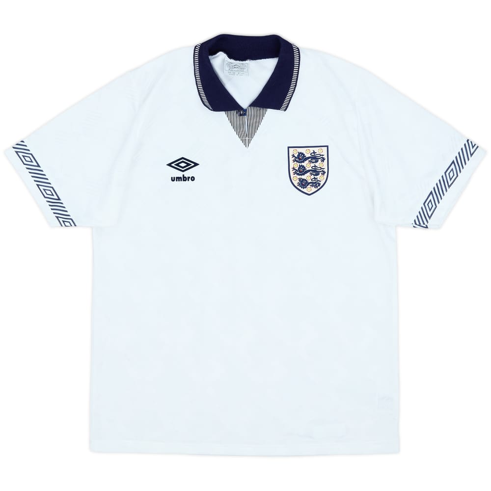 1990-92 England Home Shirt - 10/10 - (S)