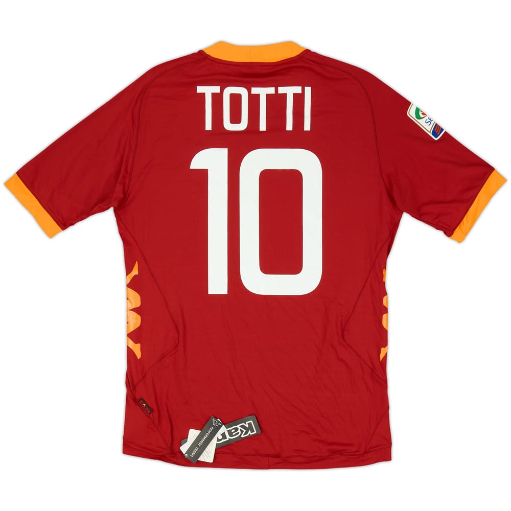 2011-12 Roma Home Shirt Totti #10 (L)