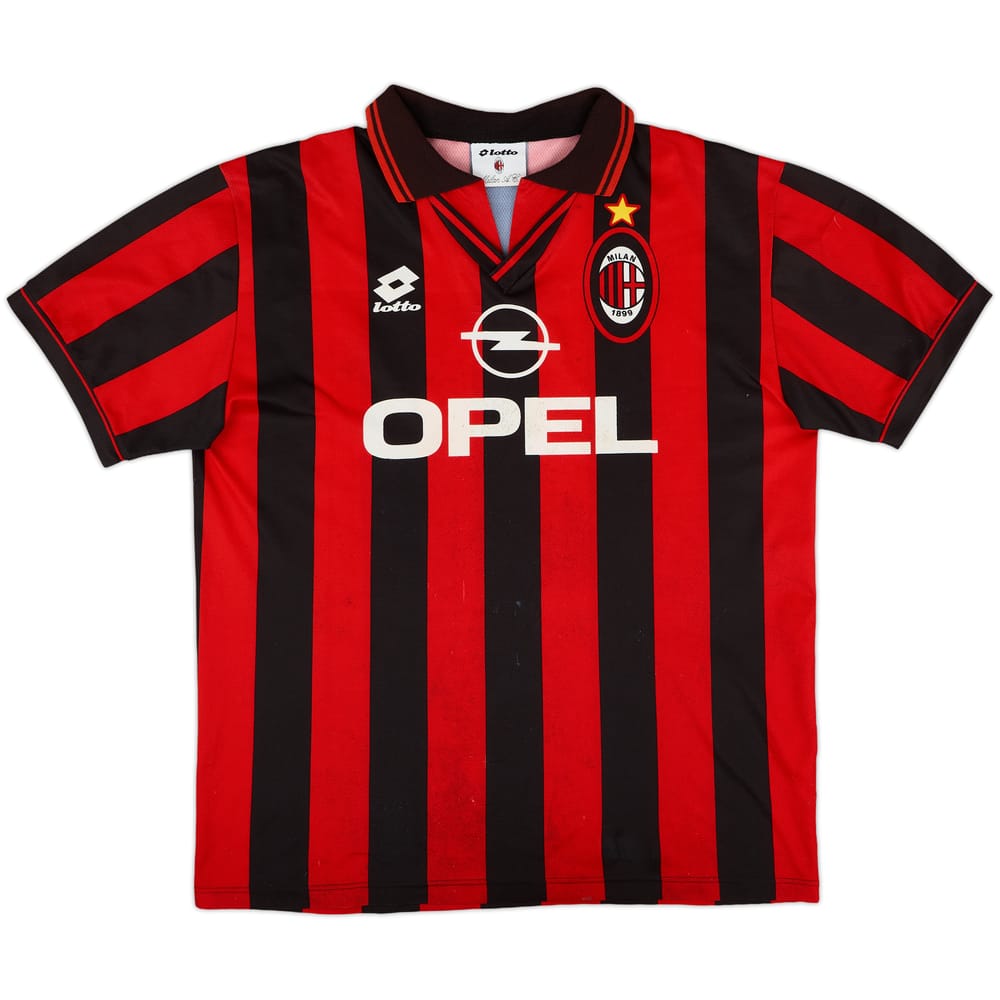 1996-97 AC Milan Basic Home Shirt - 5/10 - (L)