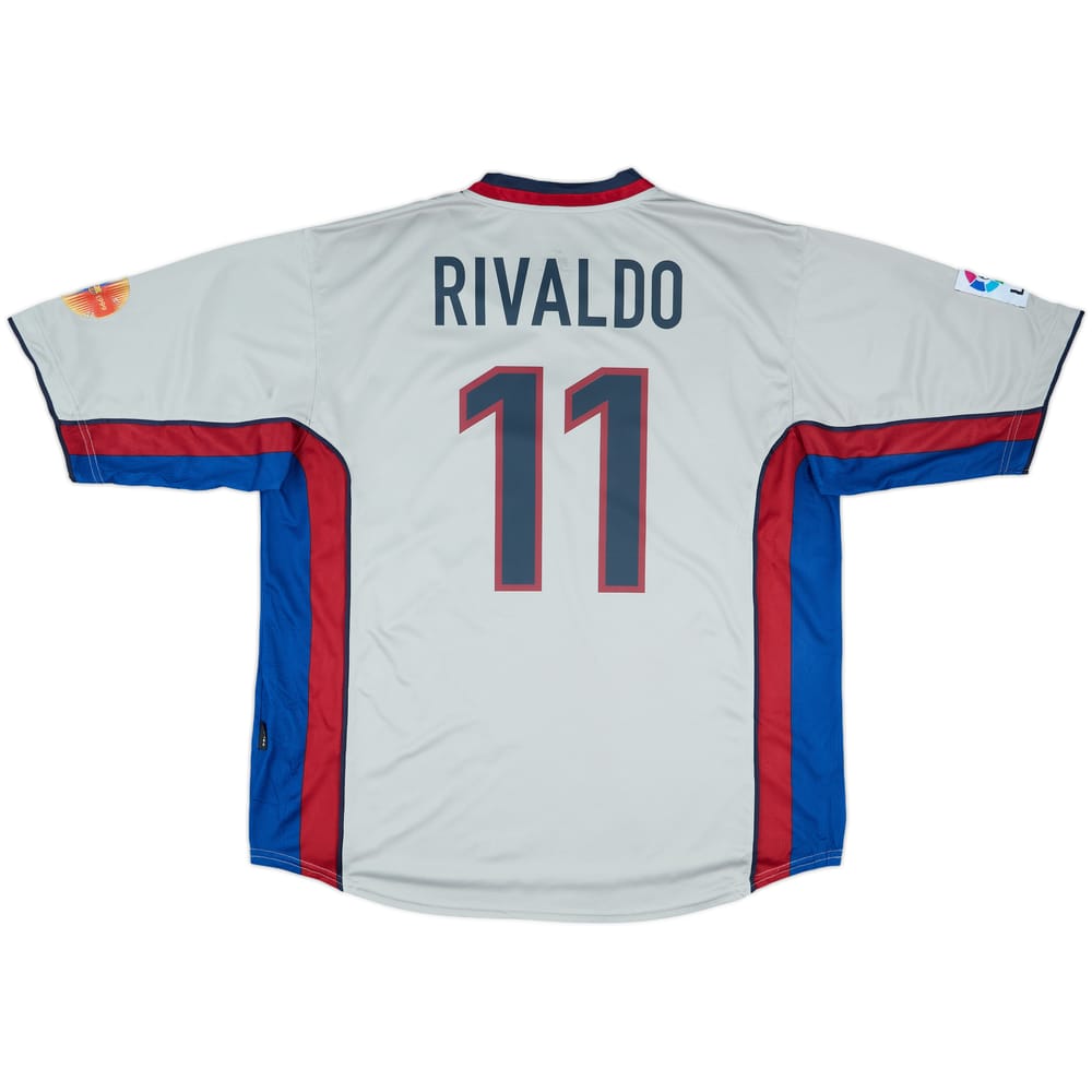 1998-01 Barcelona Away Shirt Rivaldo #11 - 8/10 - (XXL)