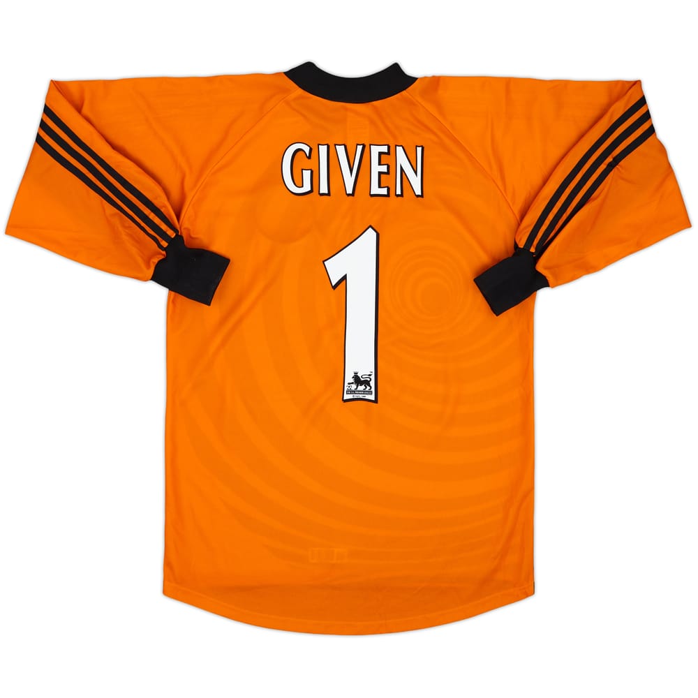 1997-98 Newcastle GK Shirt Given #1 - 8/10 - (S)