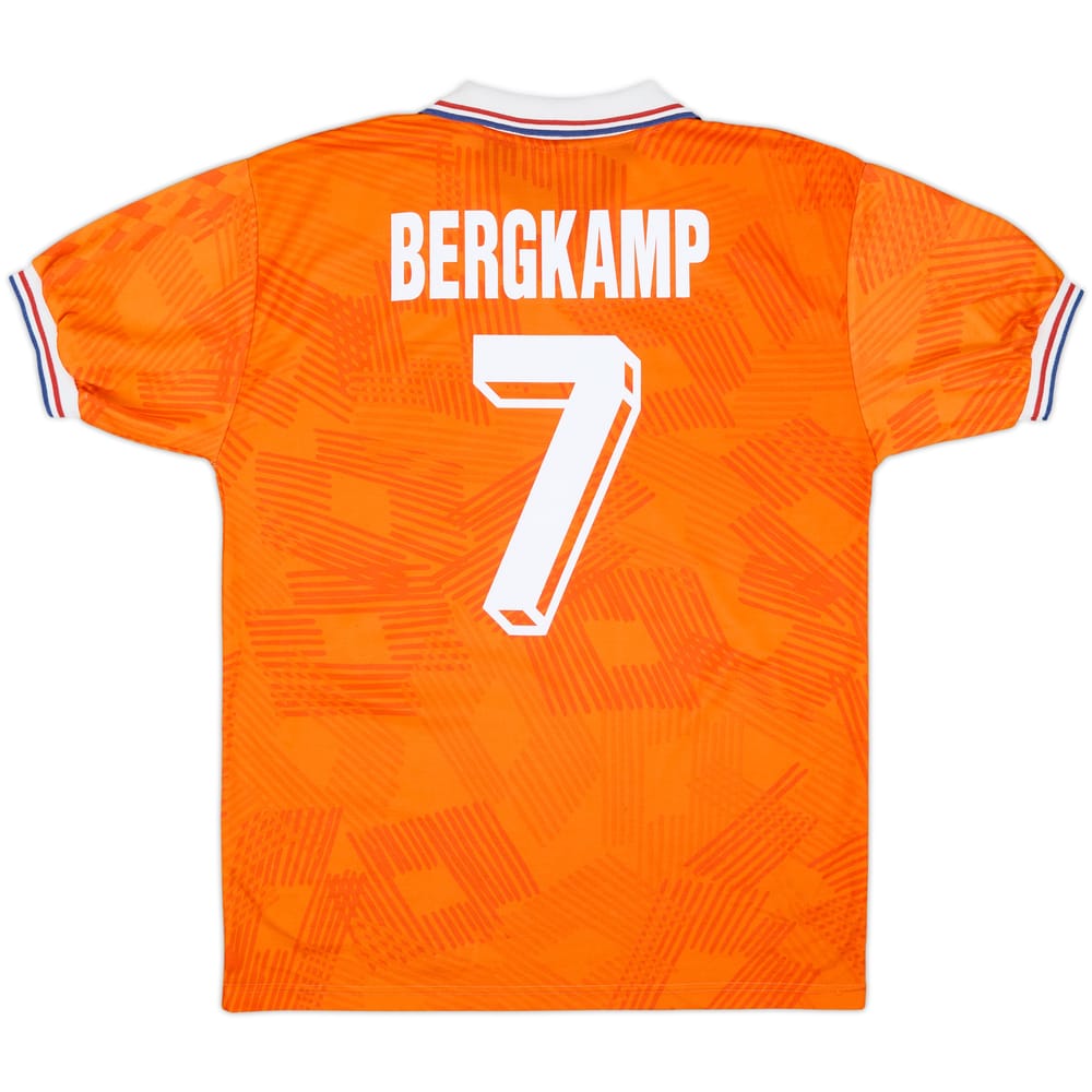 1992-94 Netherlands Home Shirt Bergkamp #7 - 8/10 - (M)
