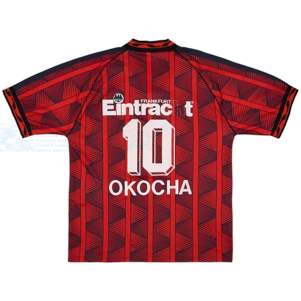 1995-96 Eintracht Frankfurt Home Shirt Okocha #10 - 5/10 - (L)