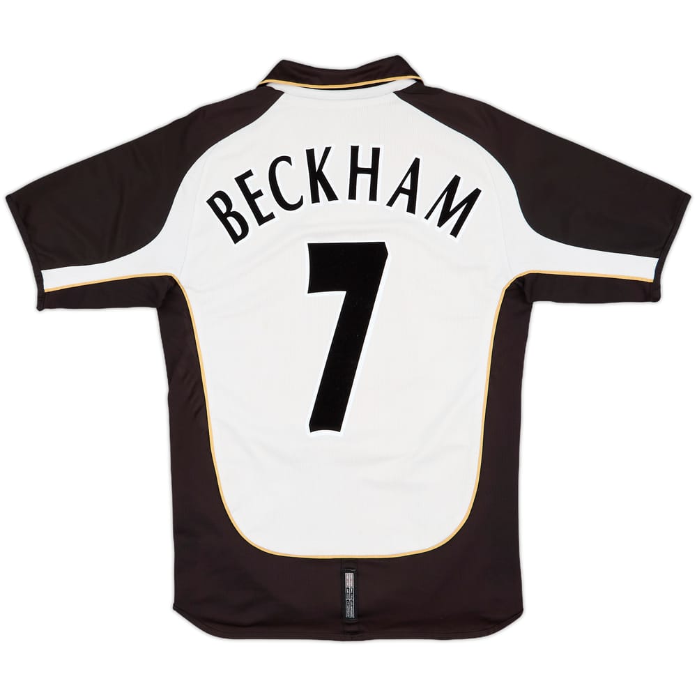2001-02 Manchester United Centenary Away/Third Shirt Beckham #7 - 5/10 - (S)