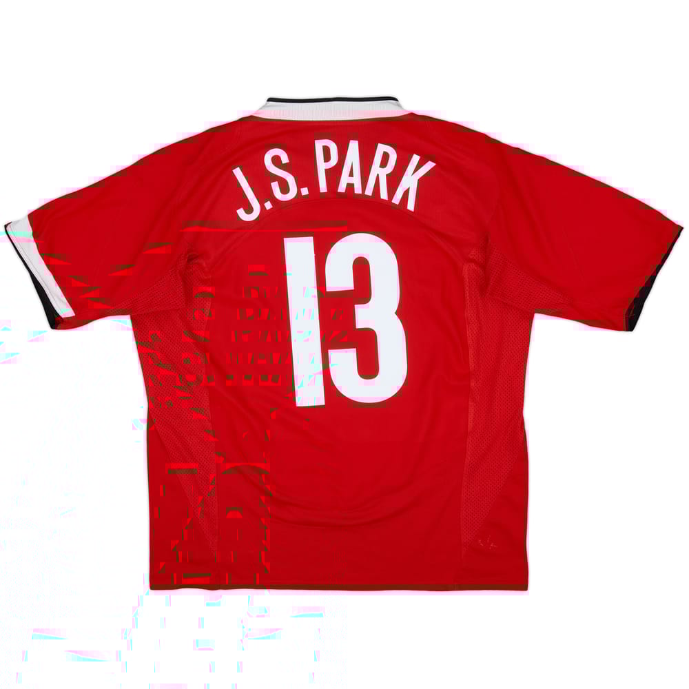 2004-06 Manchester United Home Shirt J.S.Park #13 - 7/10 - (L)