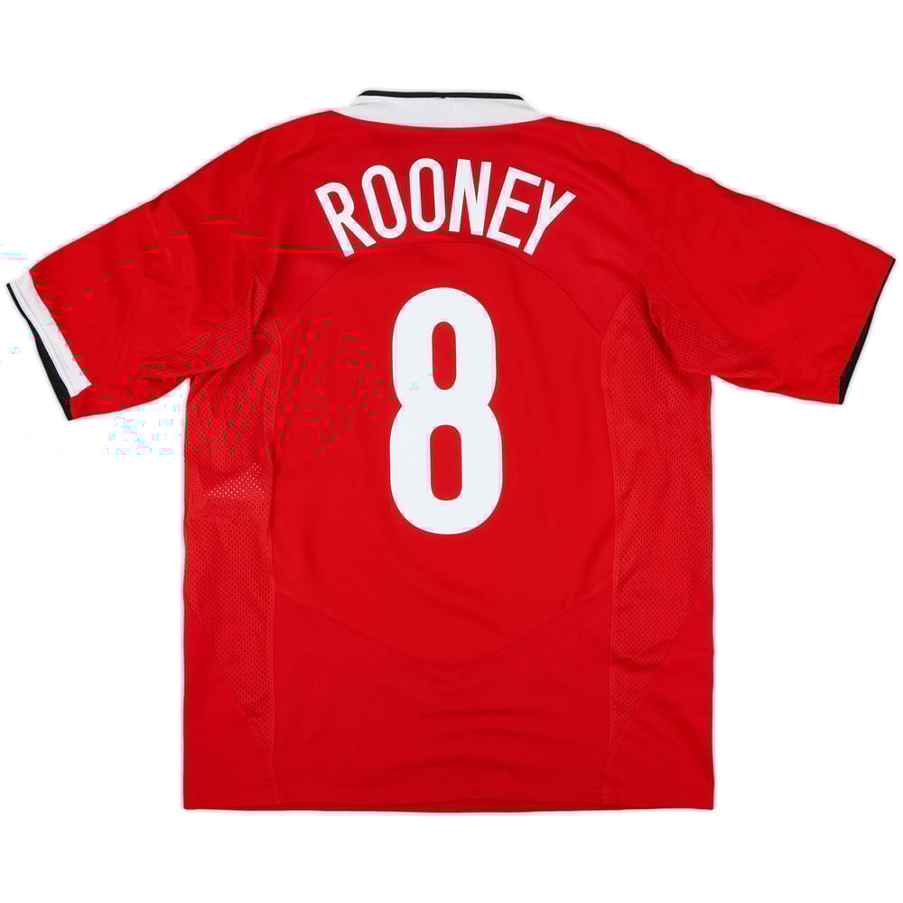 2004-06 Manchester United Home Shirt Rooney #8 - 6/10 - (L)