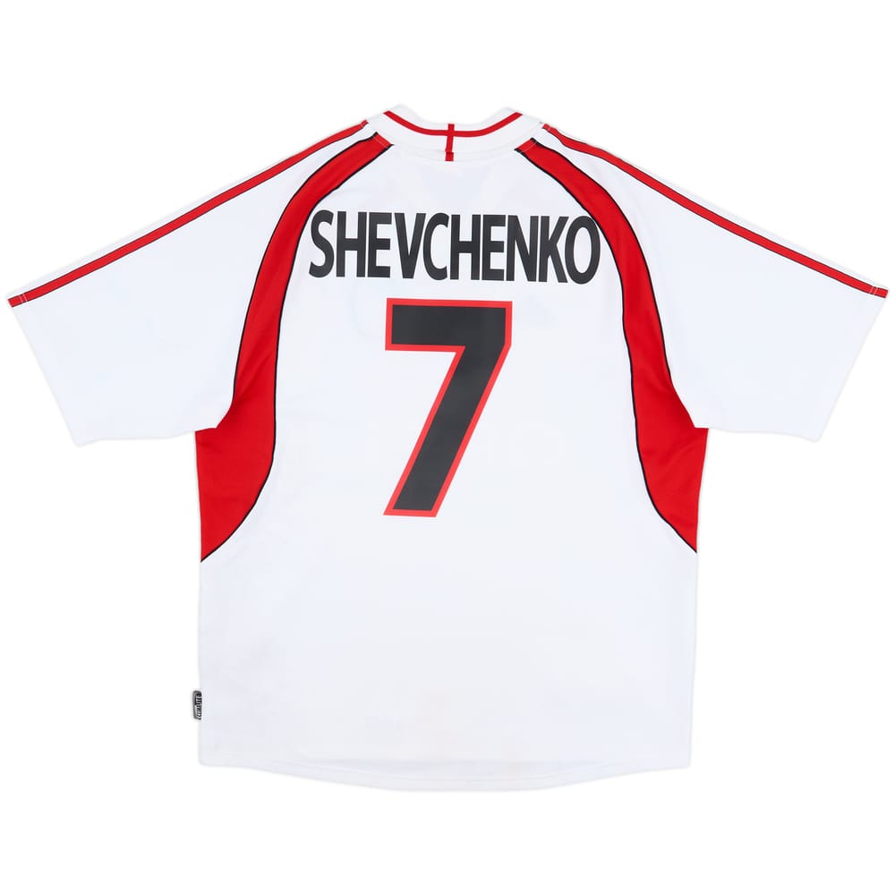 2000-02 AC Milan Away Shirt Shevchenko #7 - 6/10 - (L)