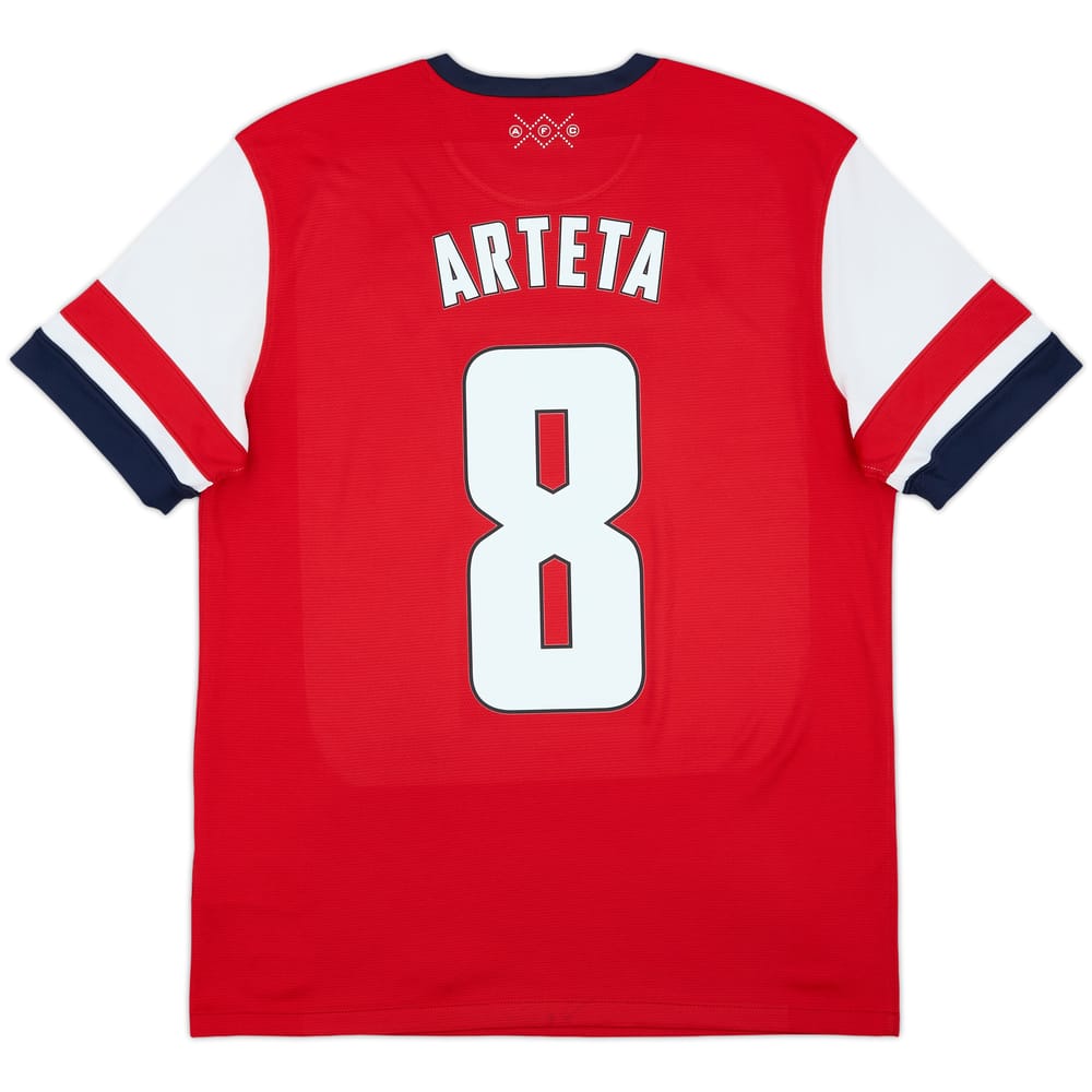 2012-14 Arsenal Home Shirt Arteta #8 - 8/10 - (L)