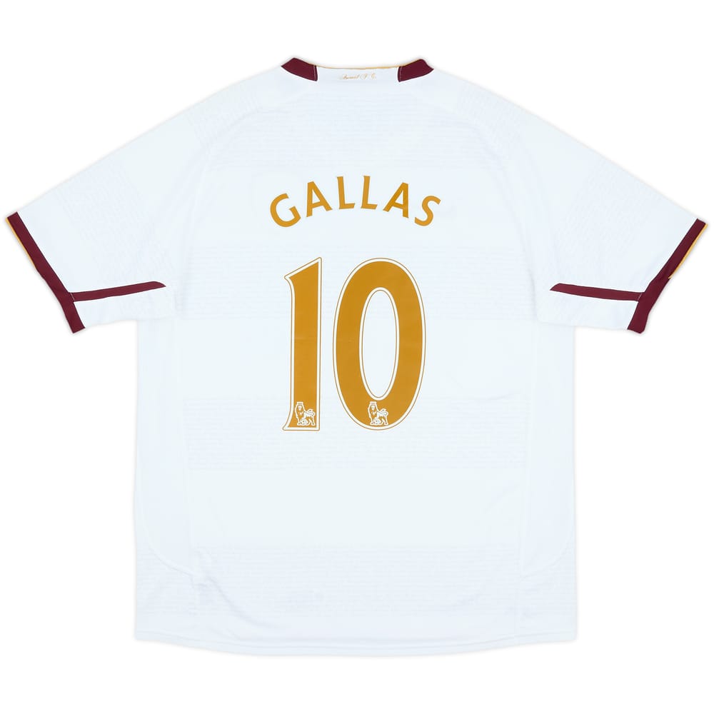 2007-08 Arsenal Away Shirt Gallas #10 - 6/10 - (L)