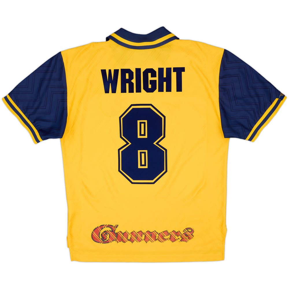 1996-97 Arsenal Away Shirt Wright #8 - 8/10 - (M)