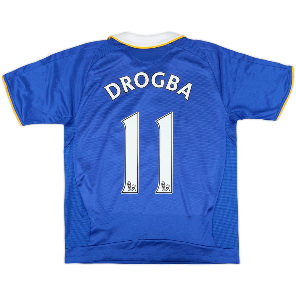 2008-09 Chelsea Home Shirt Drogba #11 - 6/10 - (L.Boys)