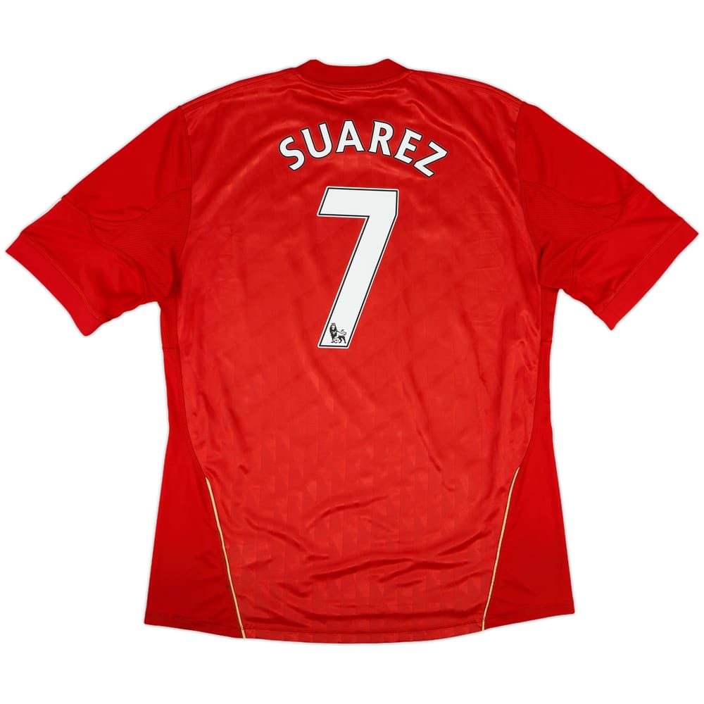 2010-12 Liverpool Home Shirt Suarez #7 - 6/10 - (XL)