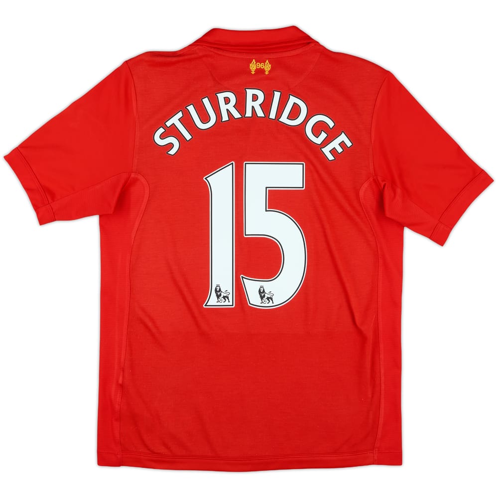 2012-13 Liverpool Home Shirt Sturridge #15 - 6/10 - (S)
